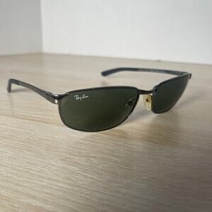 Ray-Ban RB3175 Flight 004 Sunglasses READ Silver Metal  60-18 Italy